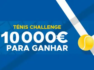 Ténis Challenge: 10.000€ para ganhar