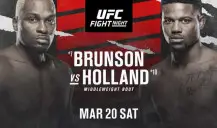 Tudo sobre a luta entre Derek Brunson x Kevin Holland