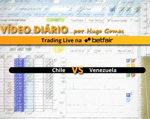 Vídeo comentado de Trading ao Vivo na Betfair: jogo Chile vs Venezuela