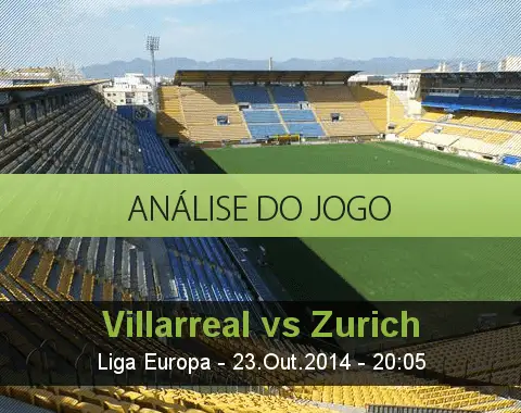 Análise do jogo: Villarreal vs Zurich (23 Outubro 2014)