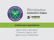 Análise do Wimbledon 2019 Masculinos, para apostadores