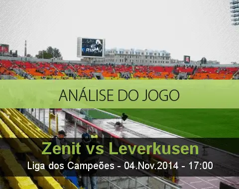 Análise do jogo: Zenit vs Bayer Leverkusen (4 Novembro 2014)